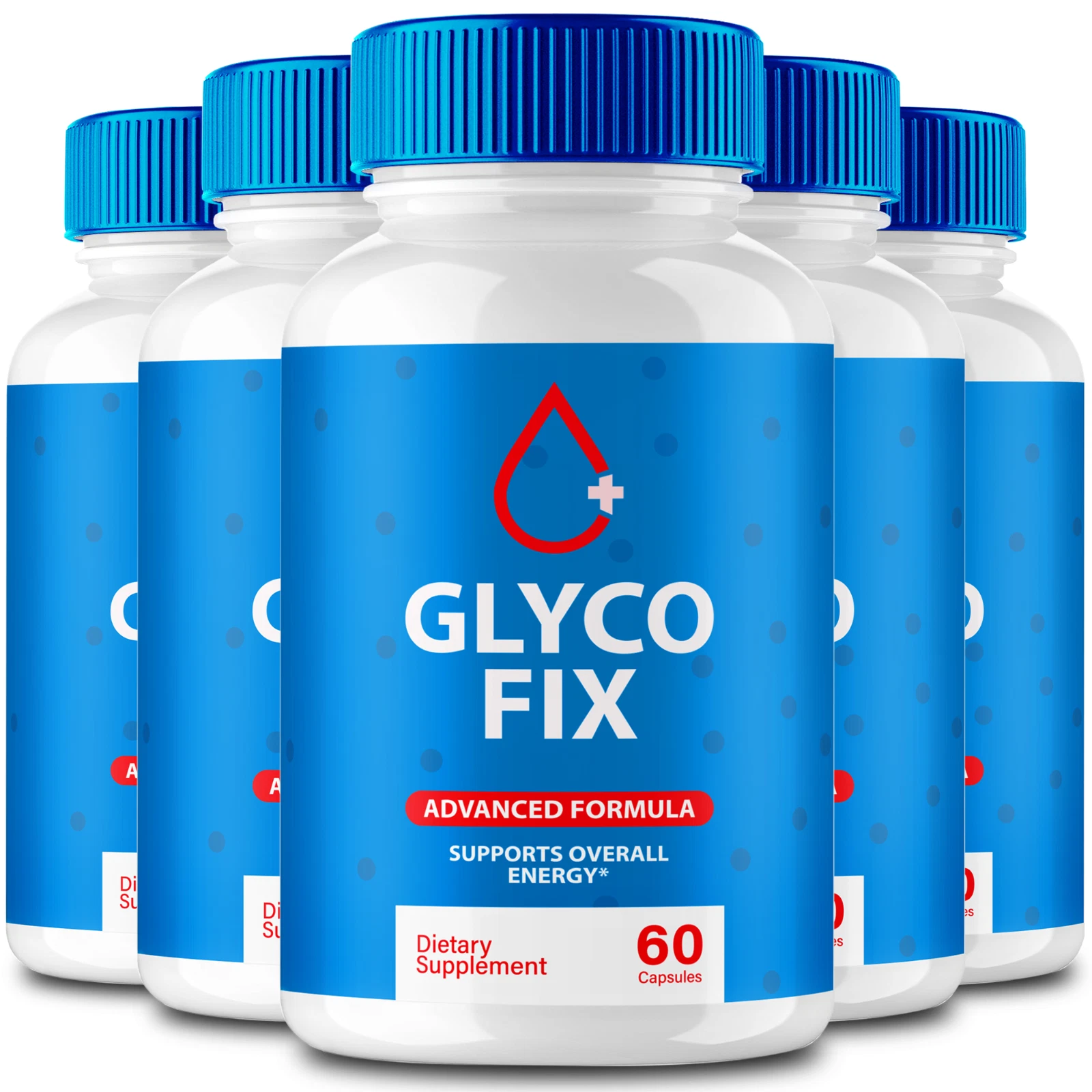 (5 Pack) Glyco Fix Blood Support Capsules to Maintain Blood Levels and Flow