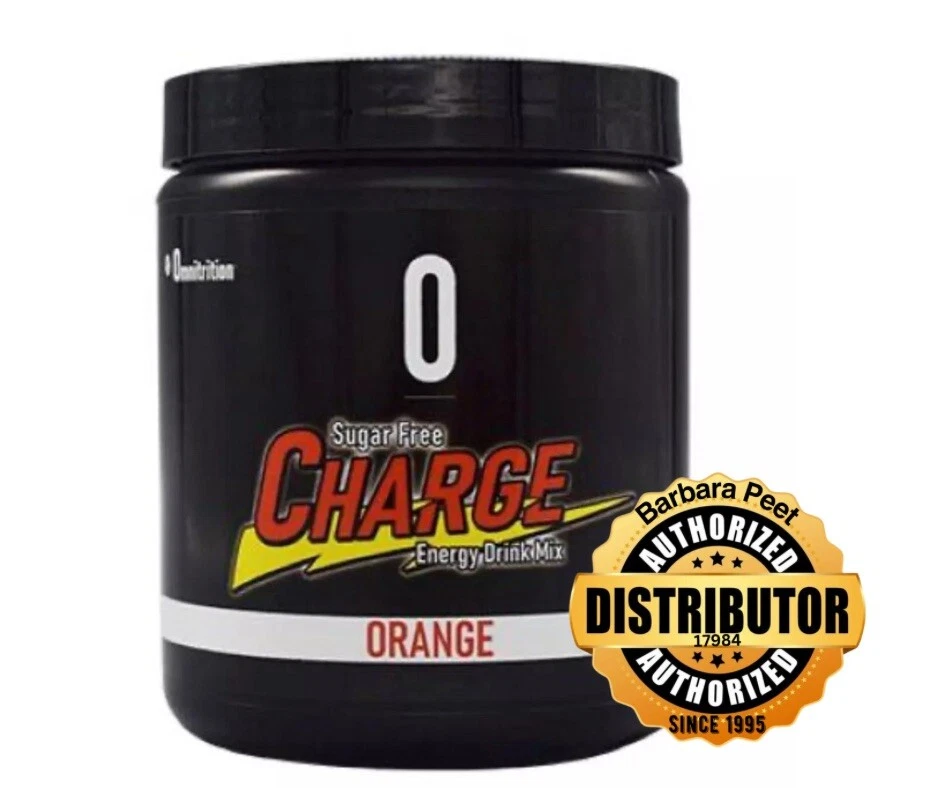 Omnitrition Sugar Free “Orange” CHARGE Energy Drink Mix (60 Servings) FREE SHIP!