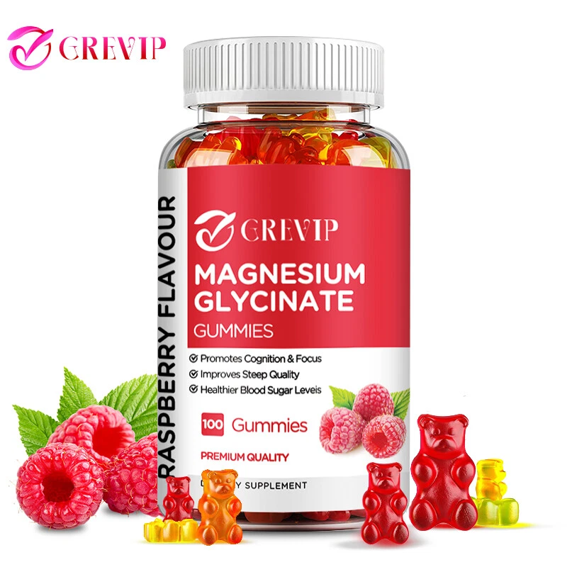 Magnesium Glycinate -Improved Sleep, Stress Relief, Fatigue, Heart & Bone Health