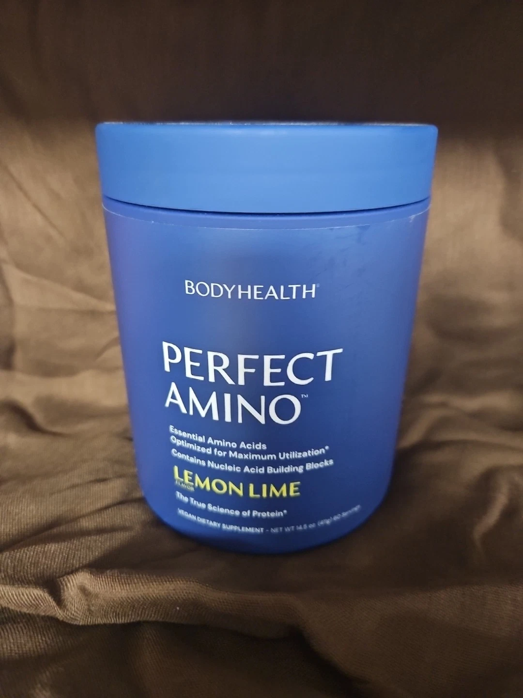 BodyHealth Perfect Amino Powder- Lemon Lime- 14.5 Oz ( 60 Servings) Exp 12/2026