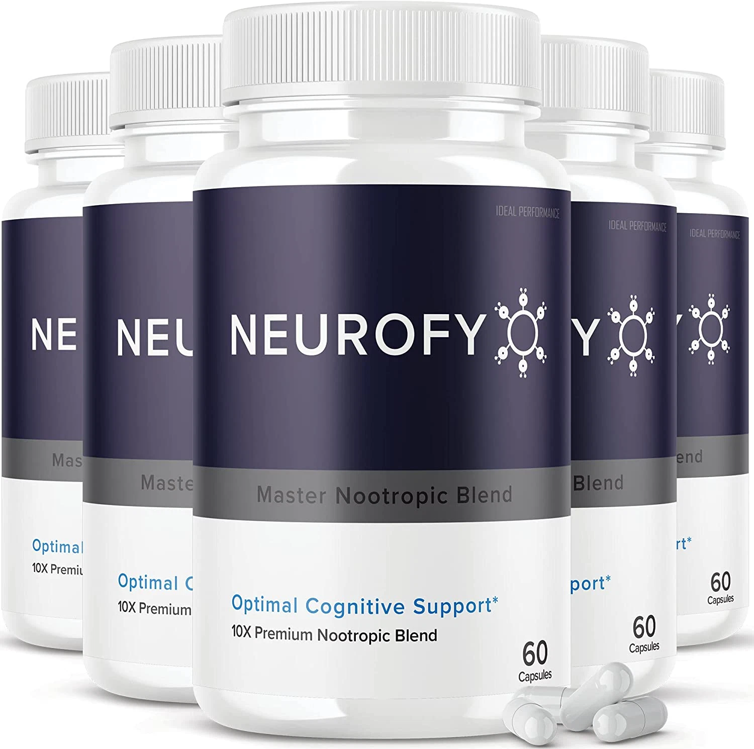 Neurofy Cognitive Support Nootropic Pills Supplement (5 Pack)