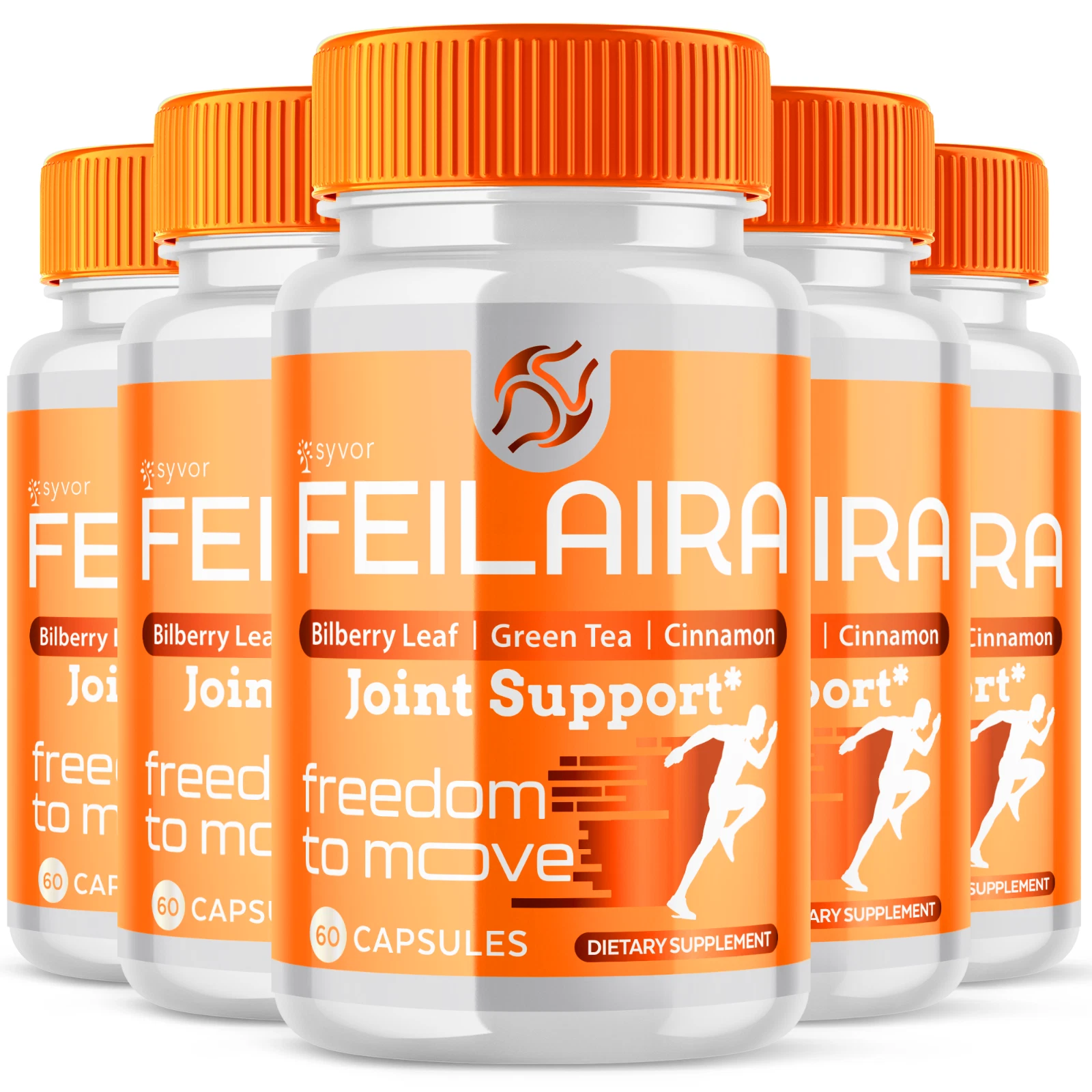 Feilaira Joint Support Pill Natural Freedom to Move Vitamin Formula 300 Capsules