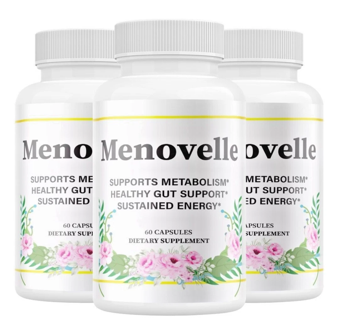 (3 Pack) Menovelle Capsules for Advanced Weight Loss, Meno Velle Keto Pills