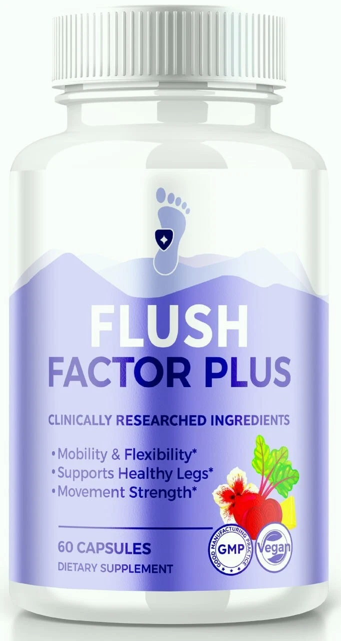 Flush Factor Plus Capsules for Digestive Health & Weight Management 60ct
