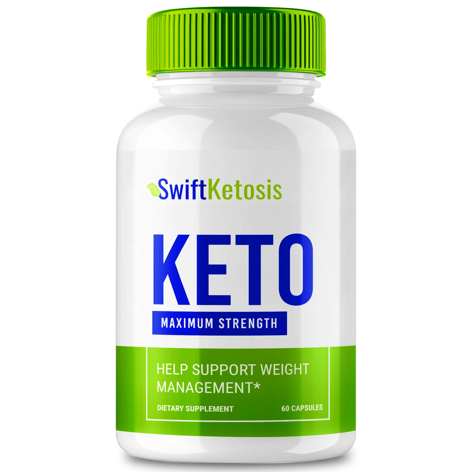 SwiftKetosis Capsules, Swift Ketosis Weight Loss Pills (60 Capsules)