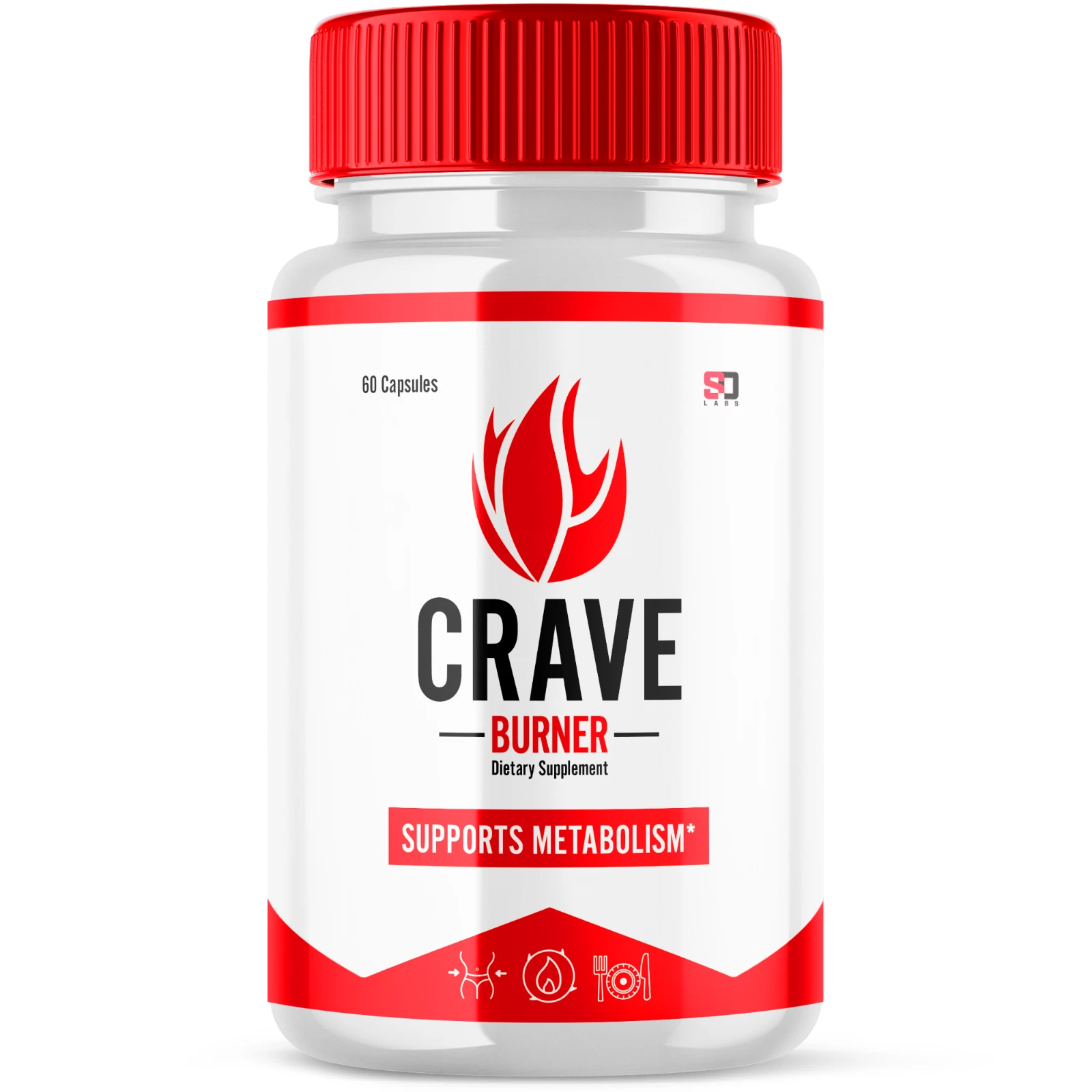 Crave Burner Advanced Weight Management Formula Supports Metabolism 60 Capsules