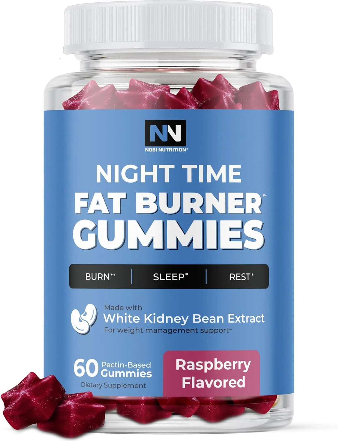 Night Time Fat Burner Gummies, Sleep Support & Weight Loss Supplement | Slimming