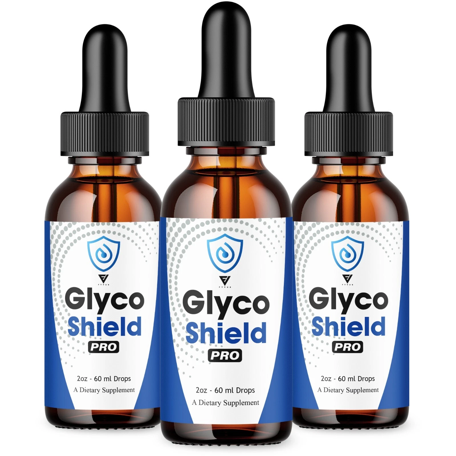 (3 Pack) Glyco Shield Pro Liquid Drops, GlycoShield Pro Advanced Support (6oz)