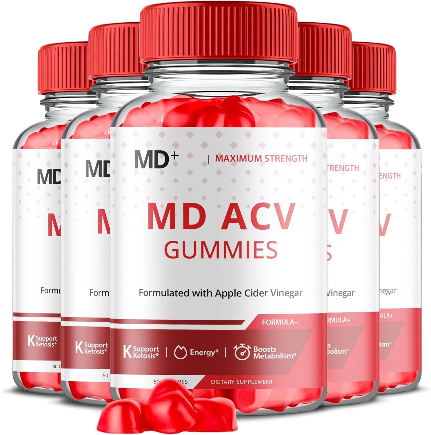 MD+ Keto Gummies - MD+ Keto ACV Gummys For Weight Loss OFFICIAL - 5 Pack