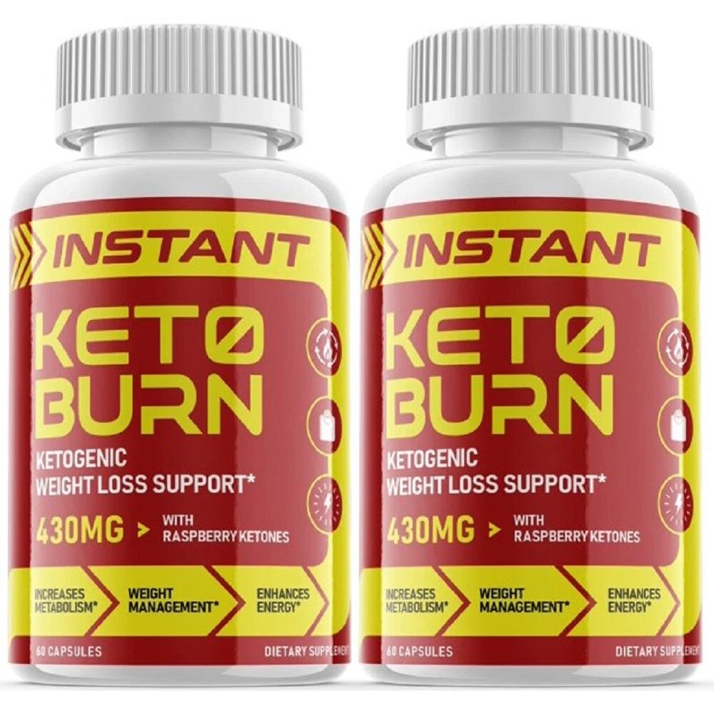 (2 Pack) Instant Keto Burn - Keto Weight Loss Supplements for Weight Management