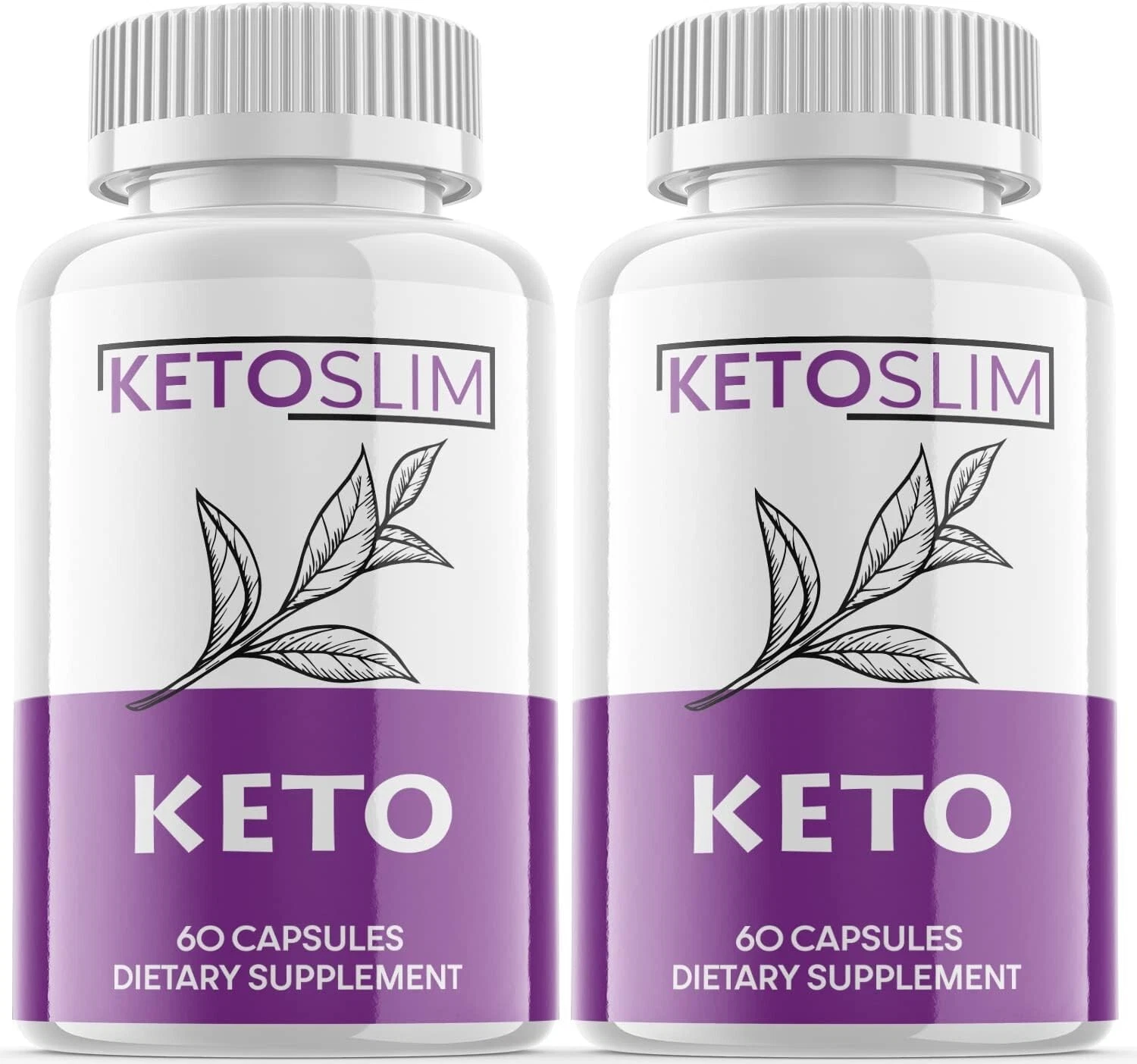 2 - Keto Slim Diet Pills, Weight Loss, Fat Burn, Appetite Suppressant Supplement