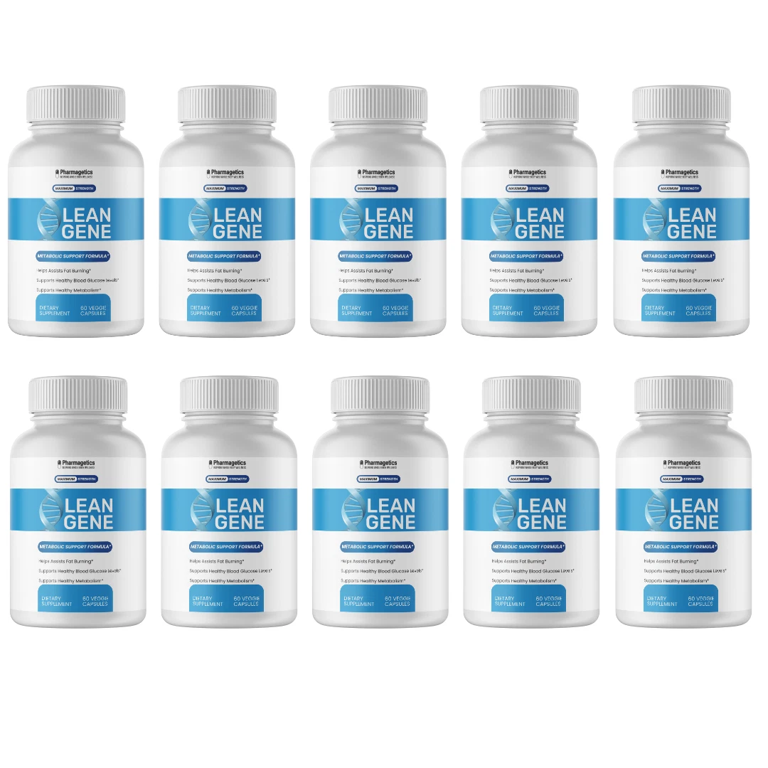Lean Gene Metabolic Weight Loss Support Supplement - 10 Bottles 600 Capsules