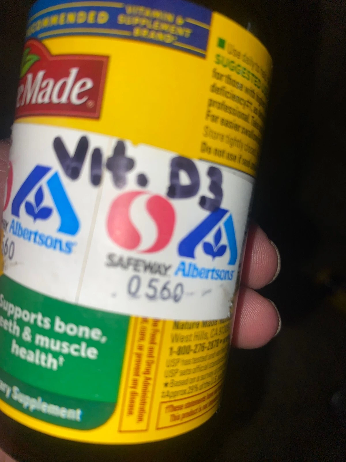 NatureMade Vitamin D3 500 IU. 90 Softgels, Expires 8/2025