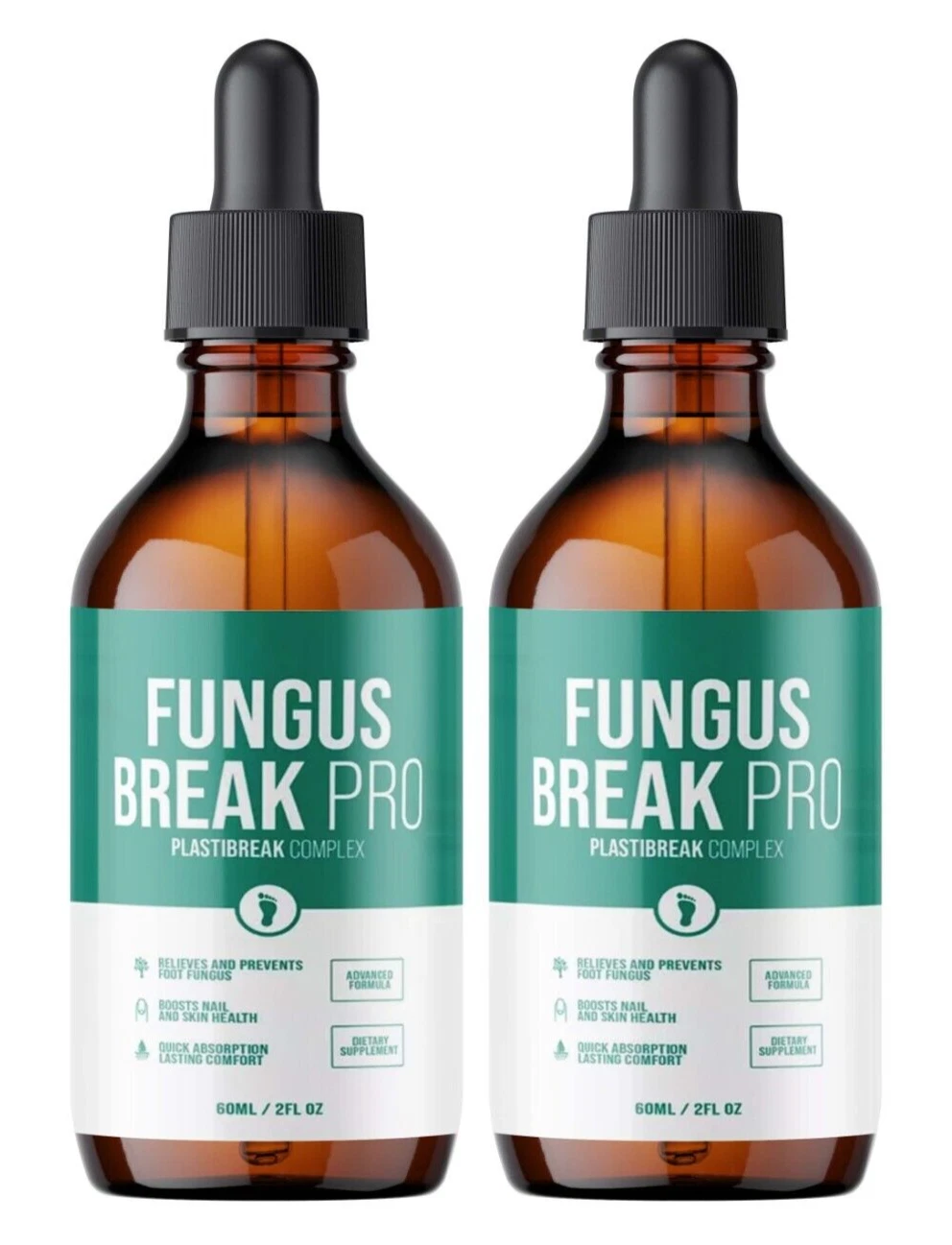 (2 Pack) Fungus Break Pro Drops Fungus Brake Pro Nail Health Supplement