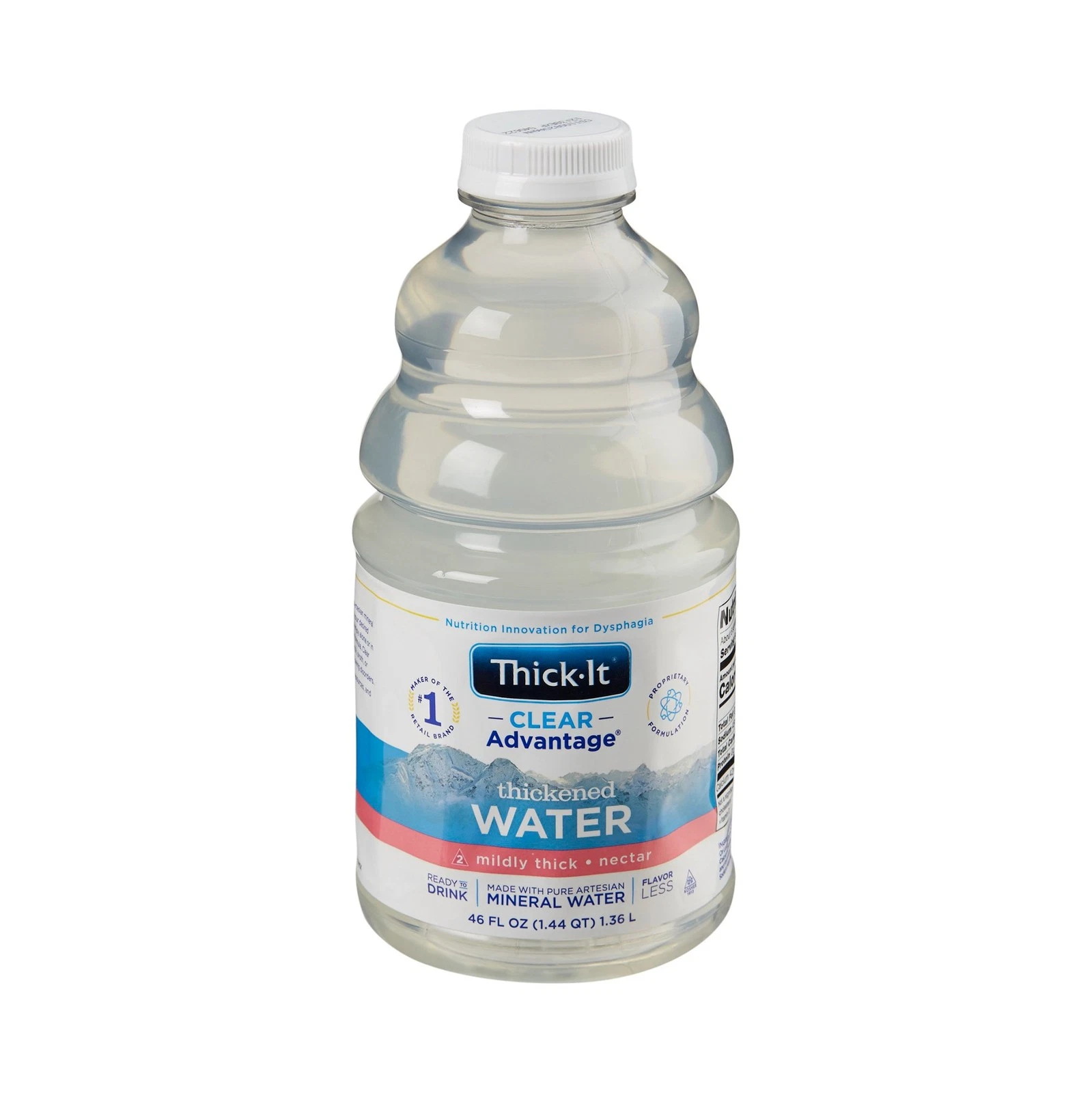 Thick-It Clear Advantage Thickened Water Unflavored 46 oz. Bottle 4 Ct