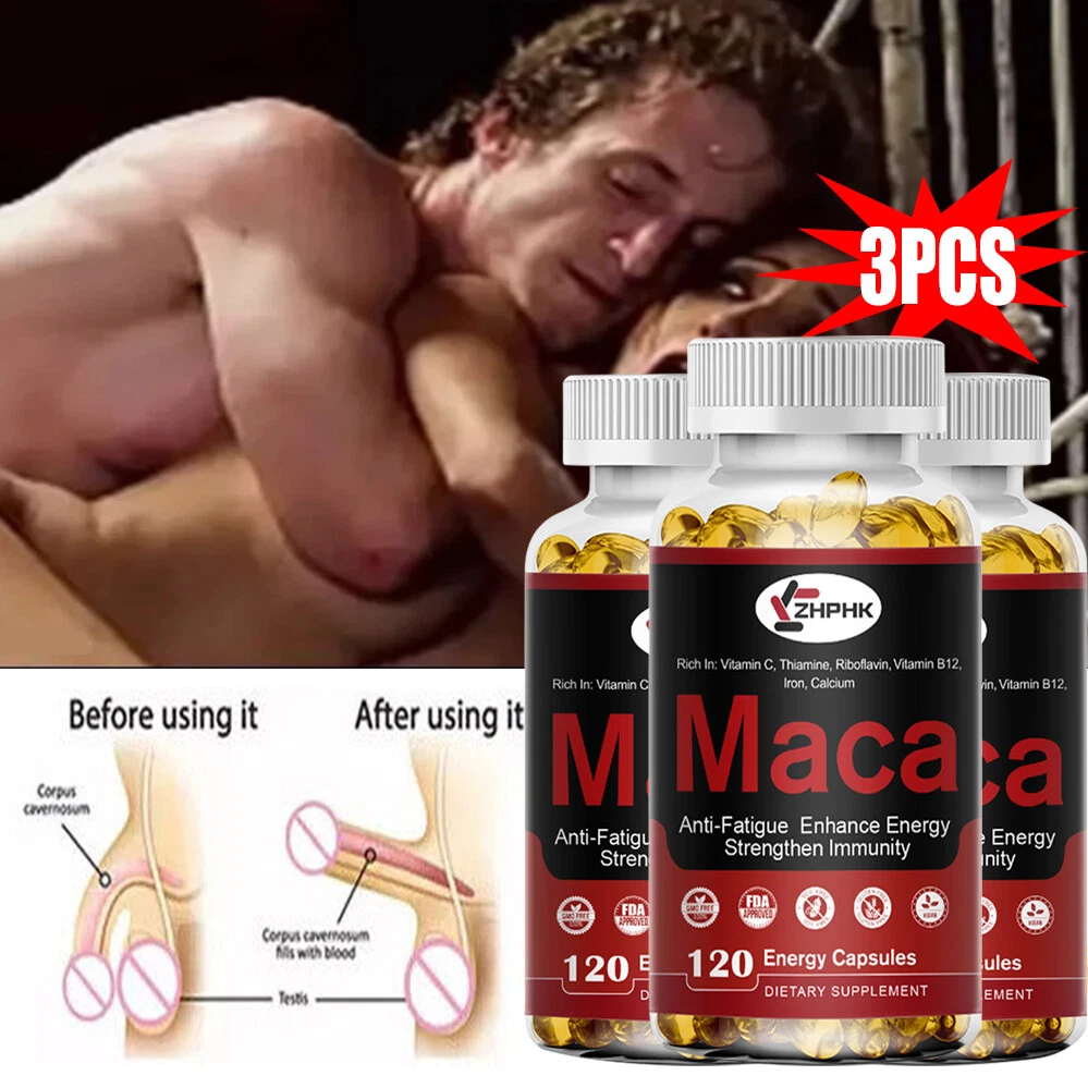 Male Enhancing Libido 360 Capsules - Maca Root Massive Girth Enlargement Support
