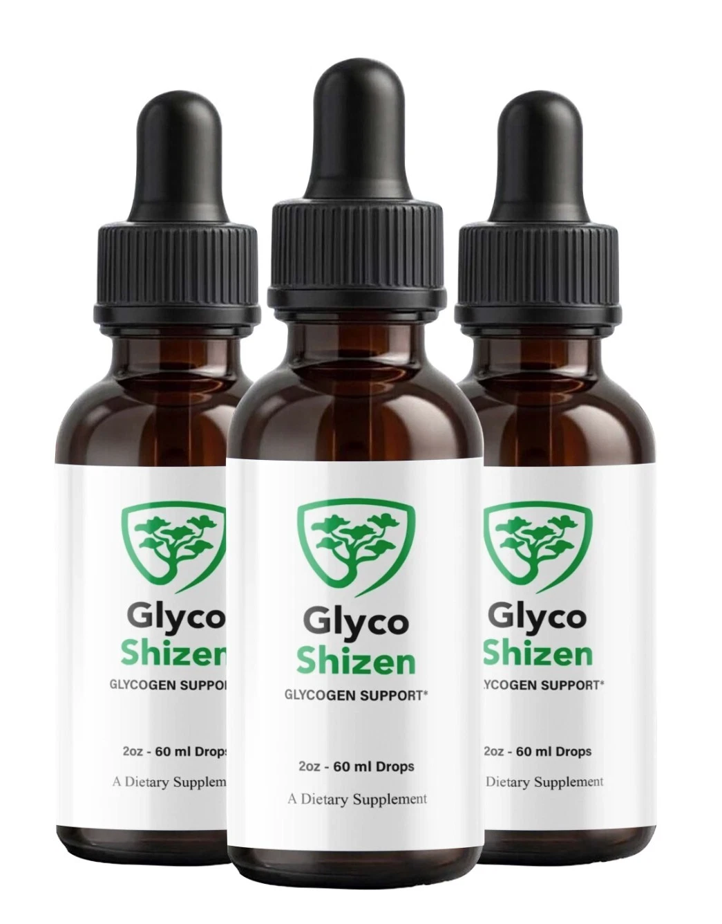 (3 Pack) Glyco Shizen Glycogen Support Drops Advanced Formula Vitamin Supplement