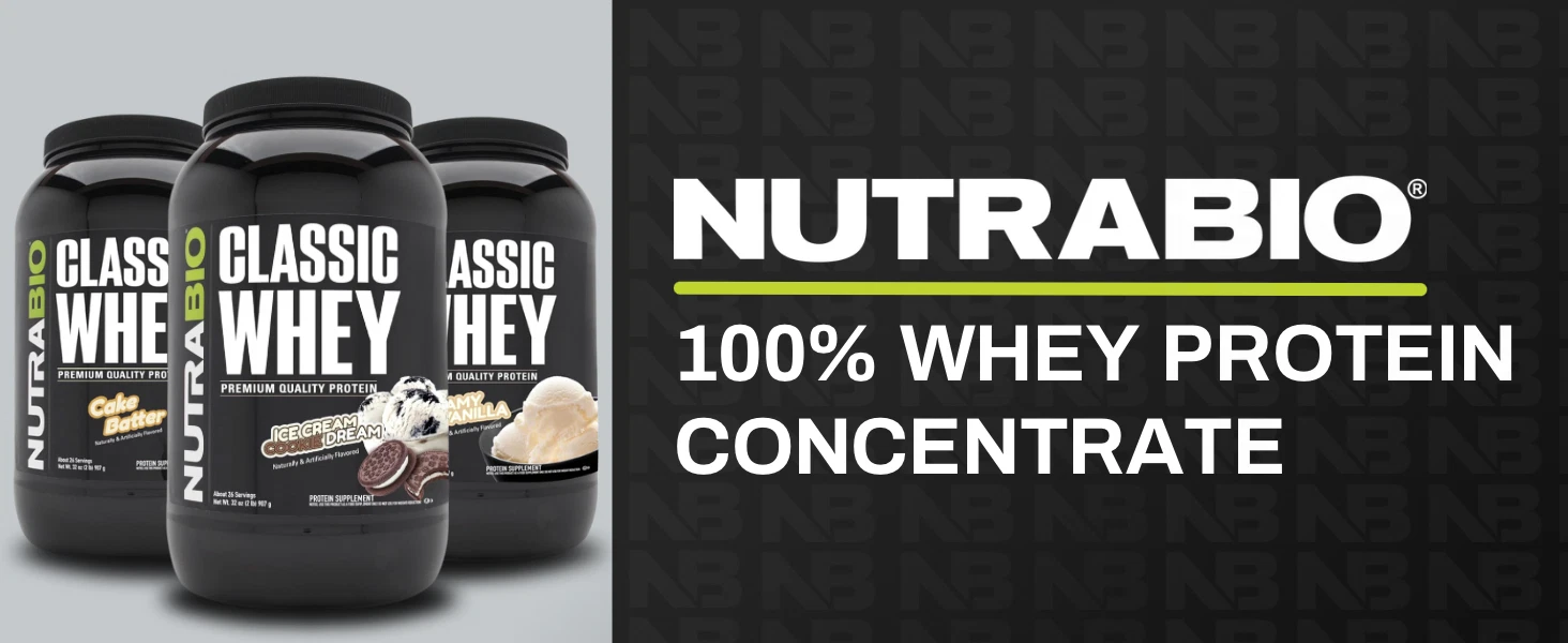 NUTRABIO CLASSIC WHEY Premium Quality 25g Protein WPC80 Clean Delicious 2lb