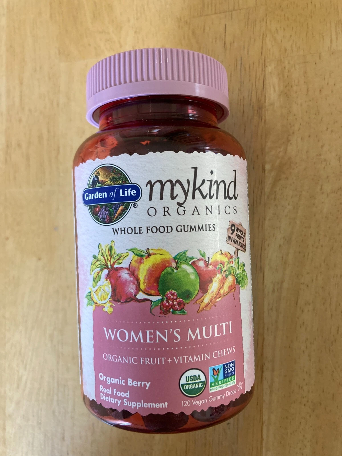 Garden of Life Mykind Organics Womens Multi Gummy 120ct Multivitamin