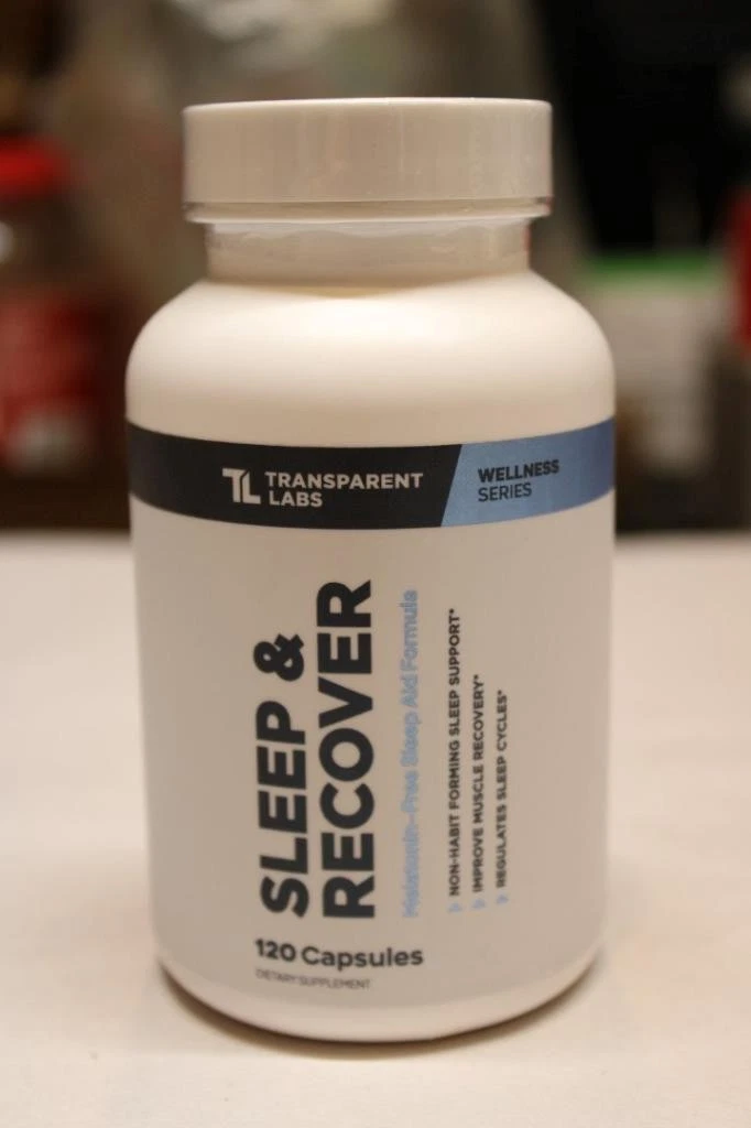 Transparent Labs Sleep & Recover Non Melatonin Sleep Aid 120 Caps 1/27 - NEW
