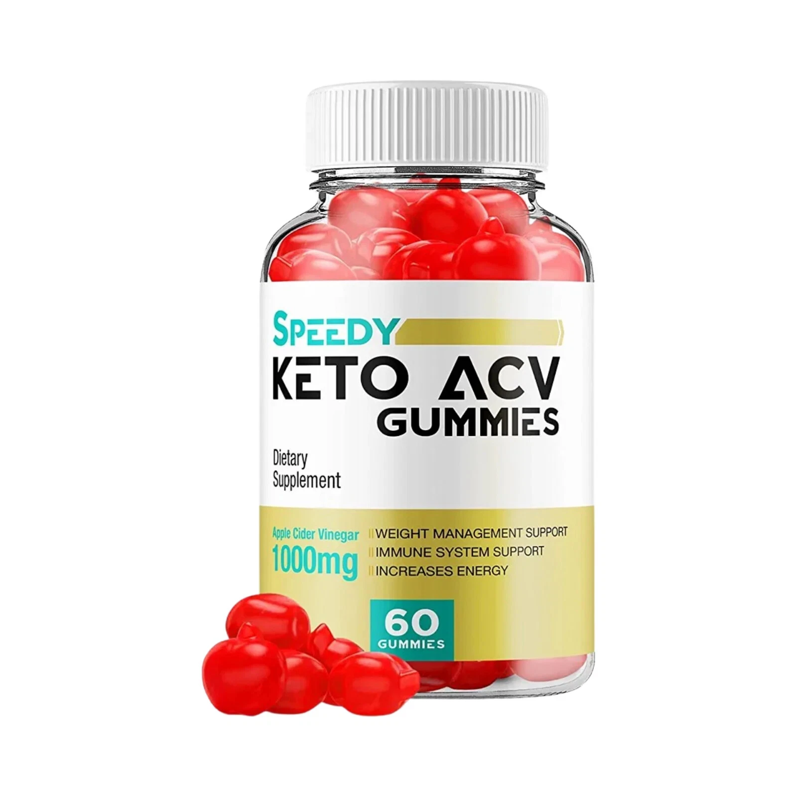 Speedy Keto ACV Gummies - Speedy Keto Gummies, Weight Loss - 60 Gummies