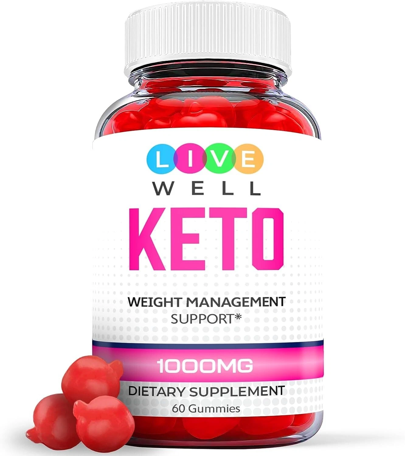 Live Well Keto Gummies - Live Well Keto ACV Gummies For Weight Loss (1 Pack)