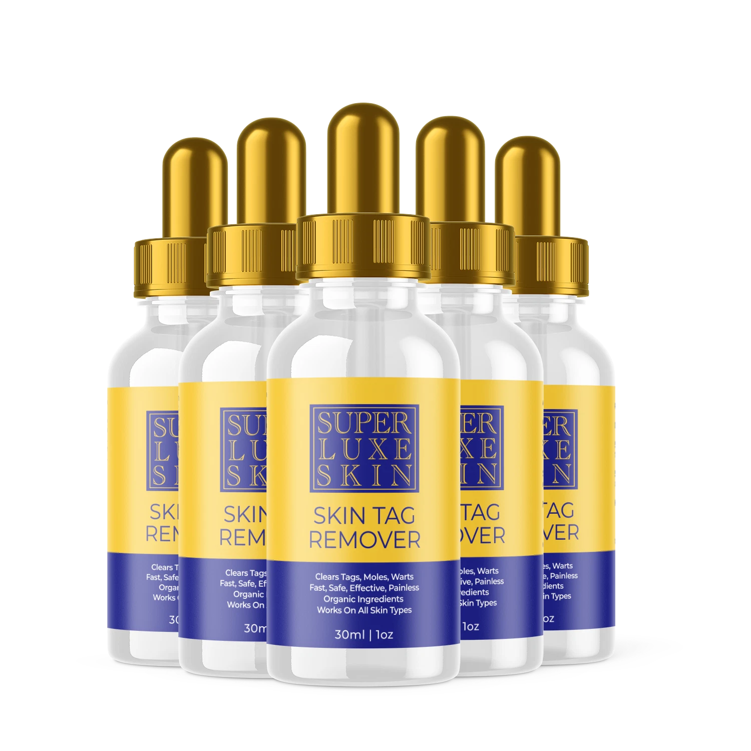 (5 Pack) Super Luxe Skin - Skin Drops, Safe For All Skin Types