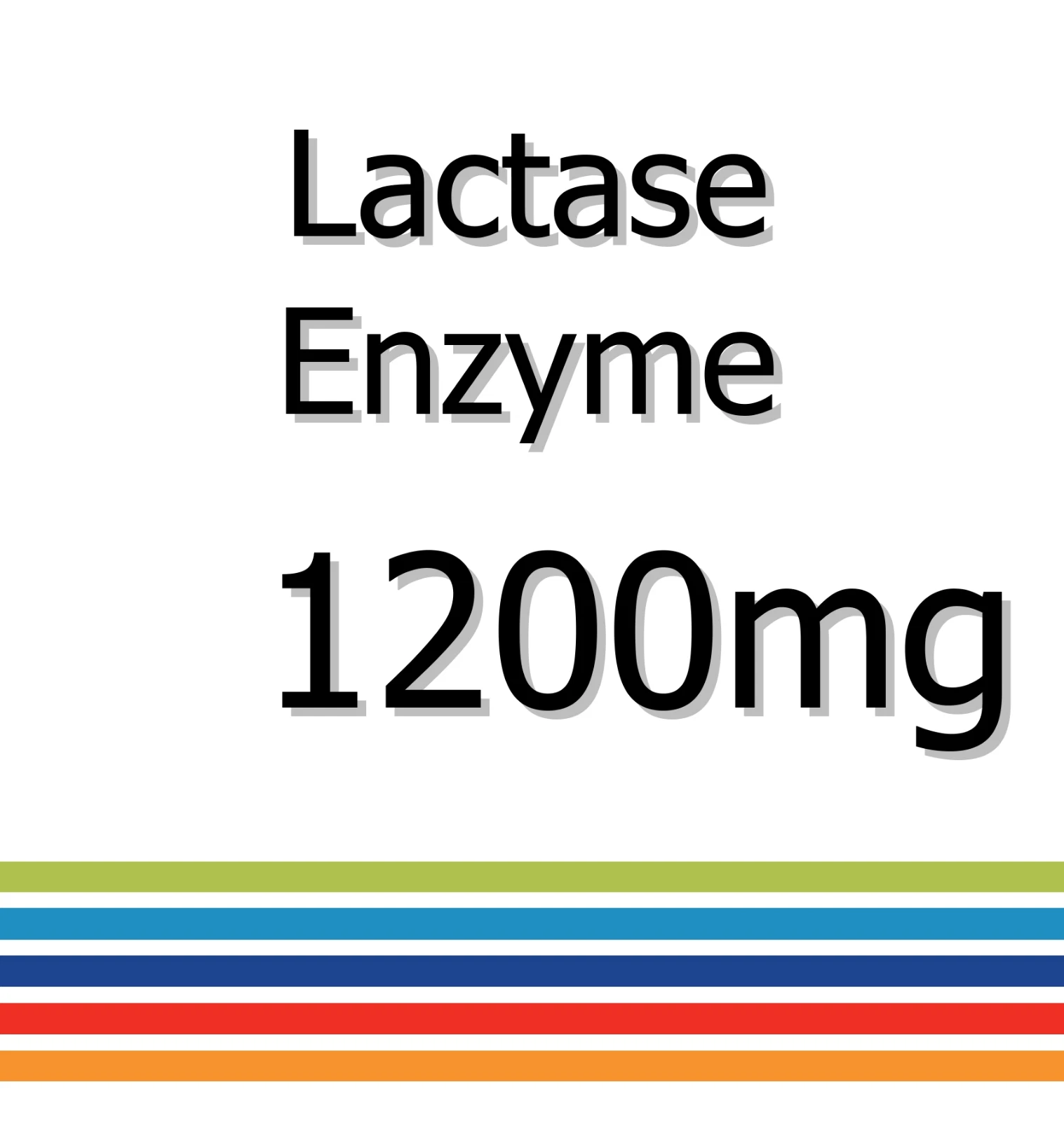 Lactase Enzyme 1200mg x 90 Tablets - Boosted energy