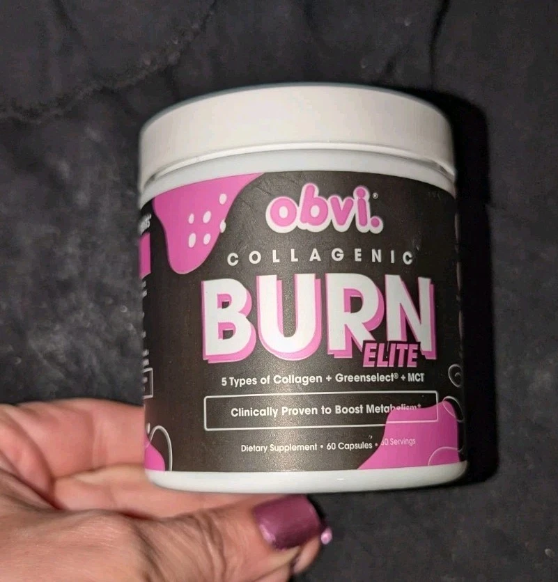obvi. COLLAGENIC BURN ELITE - Metabolism, Fat Burning & Beauty - 60 Cap - 07/27!