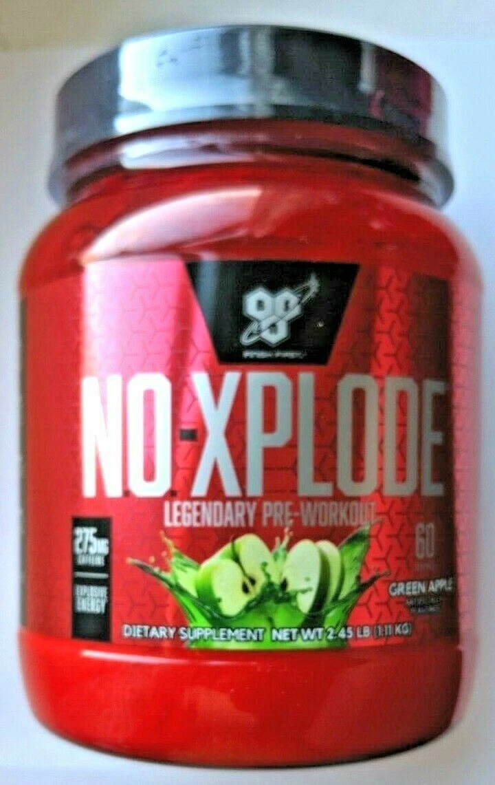 BSN N.O.-XPLODE Pre-Workout Energy Pump 60 Servings.Free Shipping