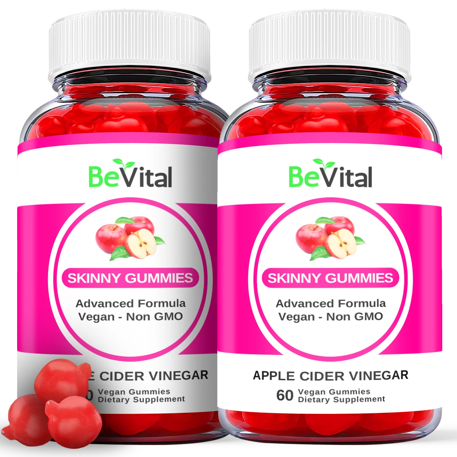(2 Pack) Be Vital Keto ACV Gummies - Be Vital Keto Gummies, Weight Loss-120 Gums