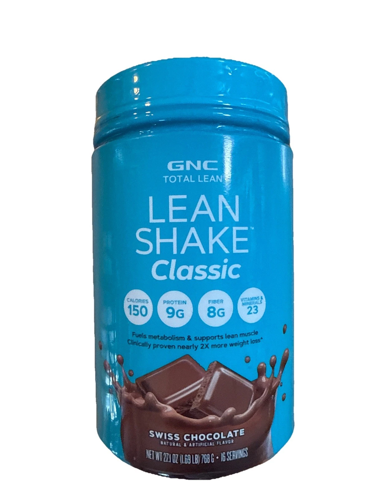 GNC Total Lean Lean Shake Classic Supports Lean Muscle - Swiss Chocolate 1.69 LB