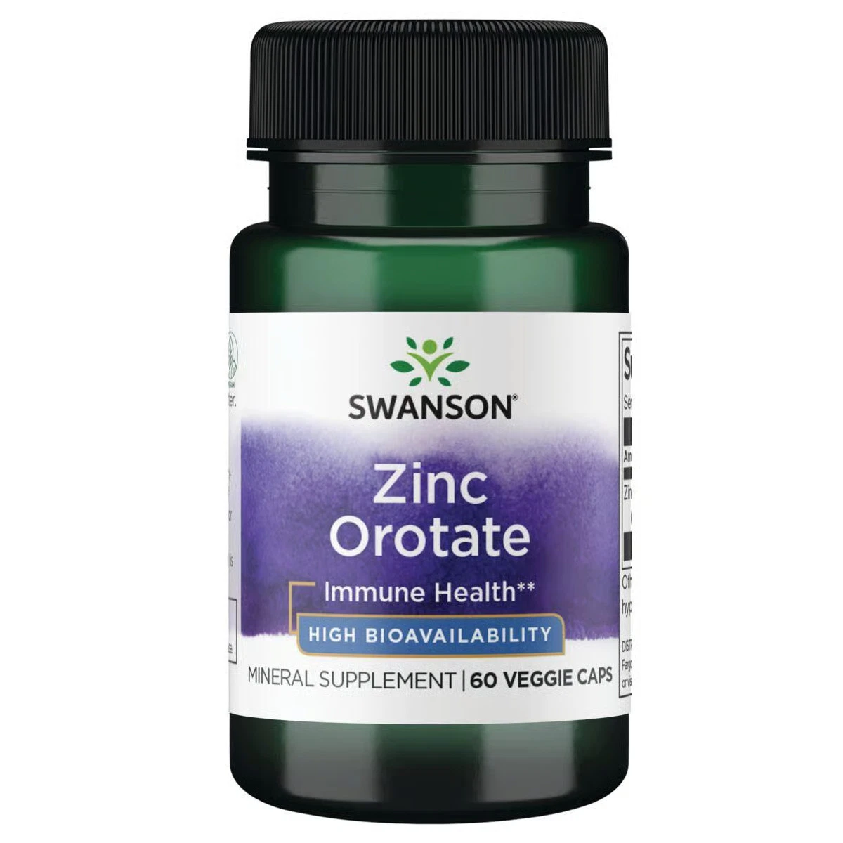 Swanson Zinc Orotate 10 mg 60 Veggie Capsules
