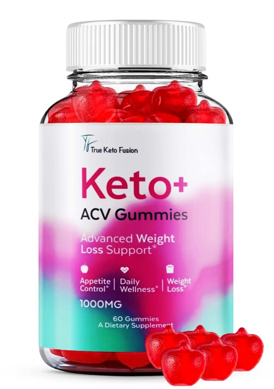 True Keto Fusion ACV Gummies, TrueKeto Fusion Keto Gummies (60 Gummies)