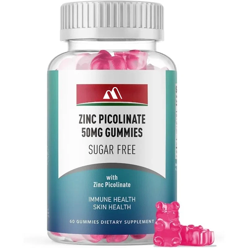 Zinc Gummies - Zinc Picolinate, Sugar Free