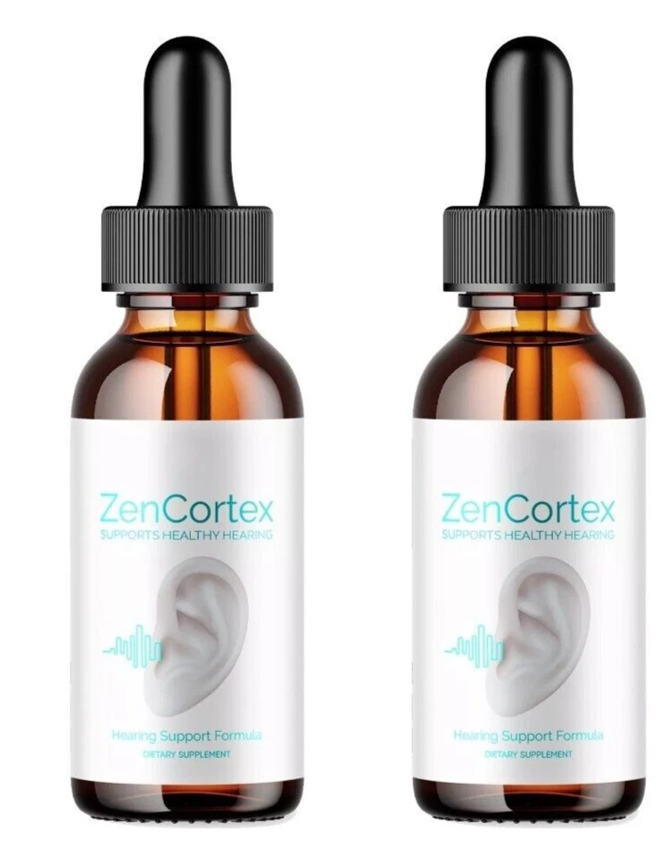 (2 Pack) Zen Cortex Oral Drops For Tinnitus and Ringing Ears, ZenCortex (4 oz)