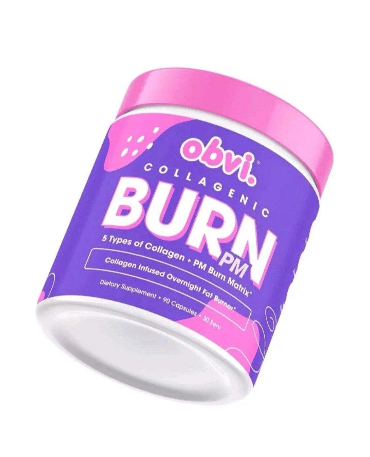 Obvi Collagenic Burn PM, 90 Capsules