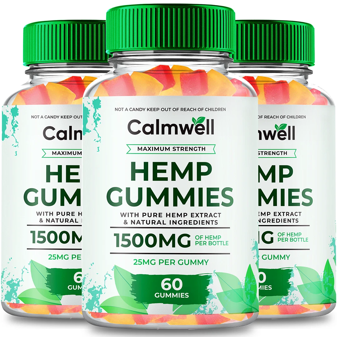 (3 Pack) Calmwell Gummies with Organic Seeds Extract Supplement (180 Gummies)