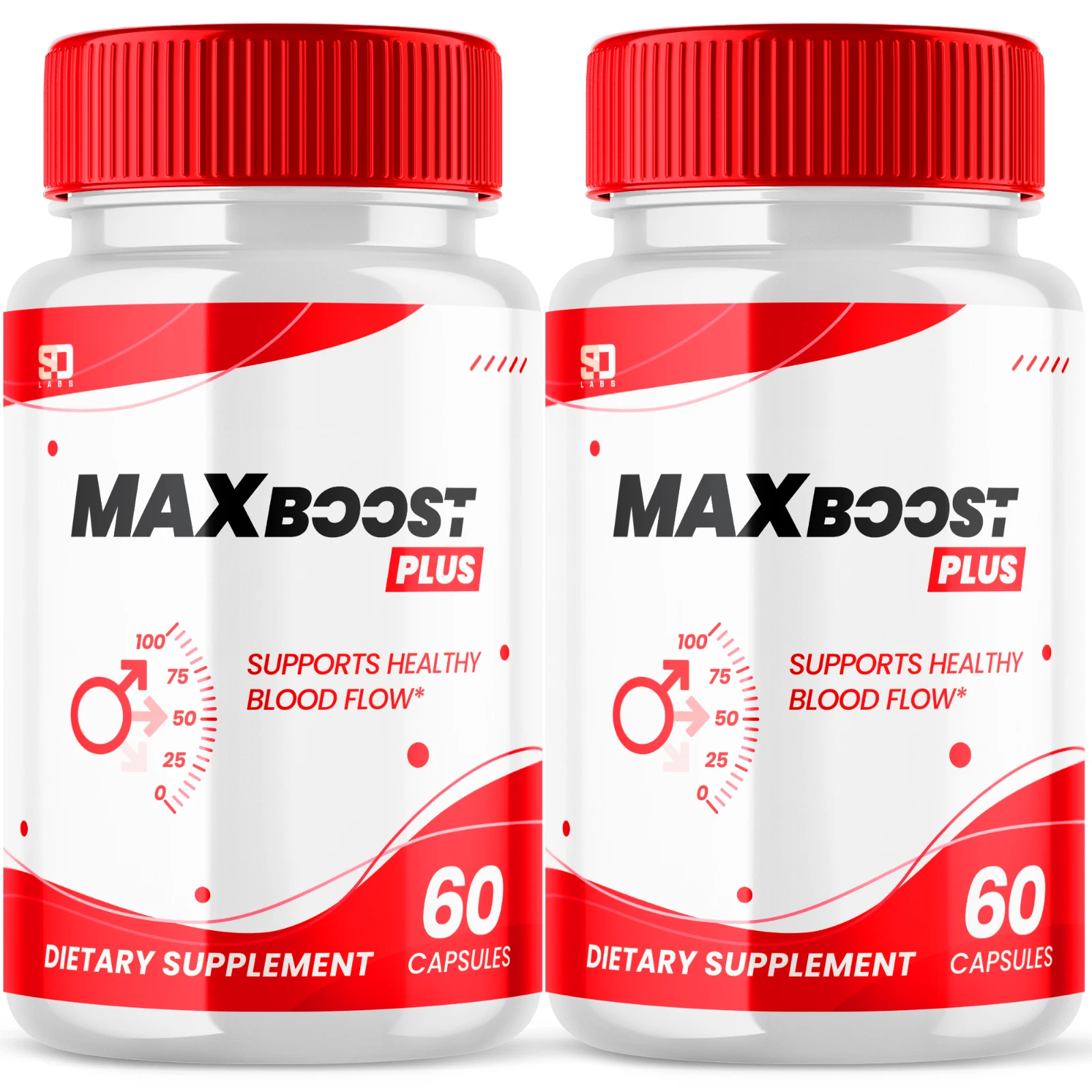 MaxBoost Plus Male Pills - MaxBoost Enhances Energy, Vitality & Stamina (2 Pack)