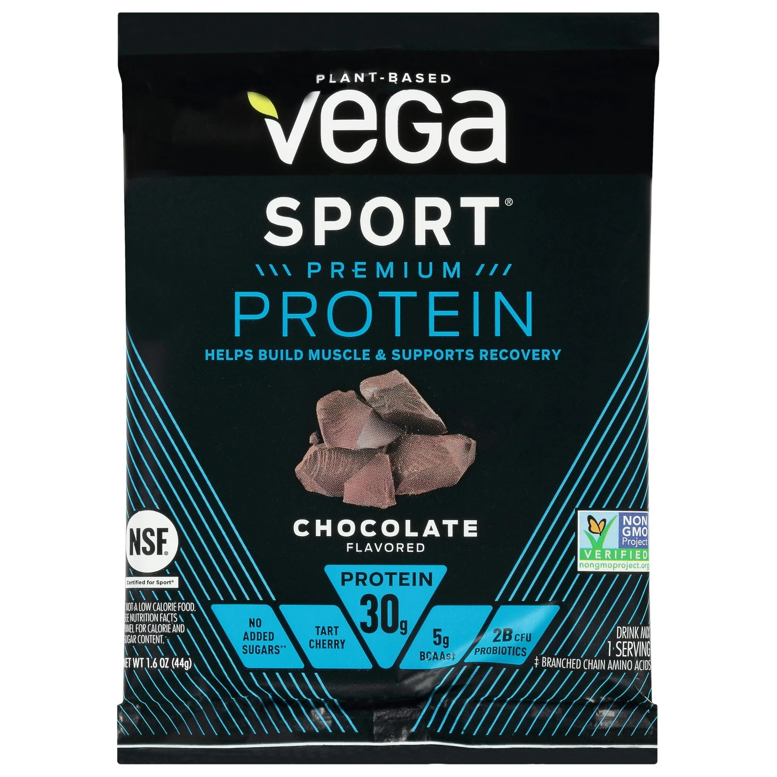 Vega Protein Performance Recovery Chocolate Packet 1.6 oz (Pack of 12)