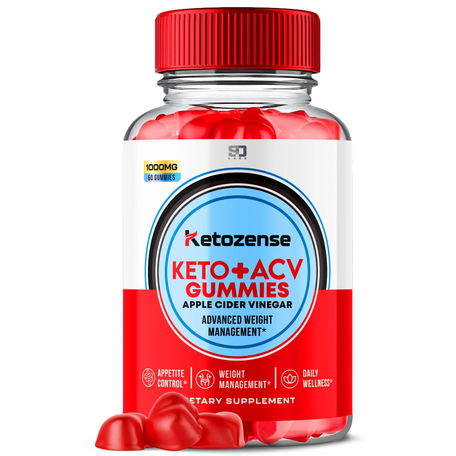 Ketozense Keto Gummies, Ketozense ACV Keto Gummies Weight Loss (60 Gummies)