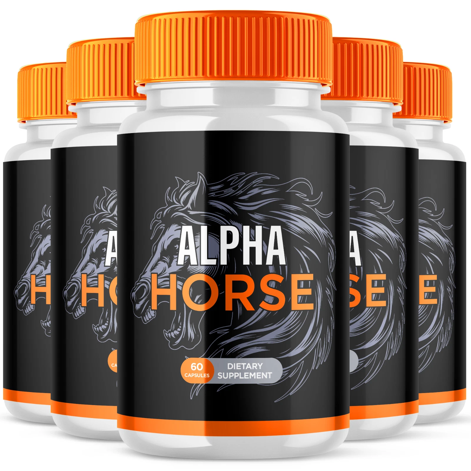 Alpha Horse Pills For Men Advanced Vitality Support Supplement 300 Capsules