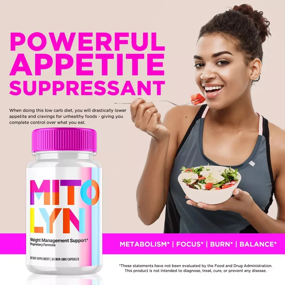 ( 1Pack) Mitolyn Advanced Weight Loss Support Mito Lyn Maximum Strength 120