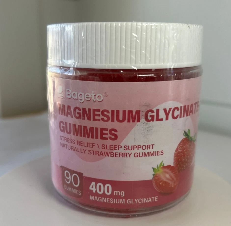 Relaxing Magnesium Gummies - 400mg Glycinate, Sugar-Free, Sleep & Stress Relief