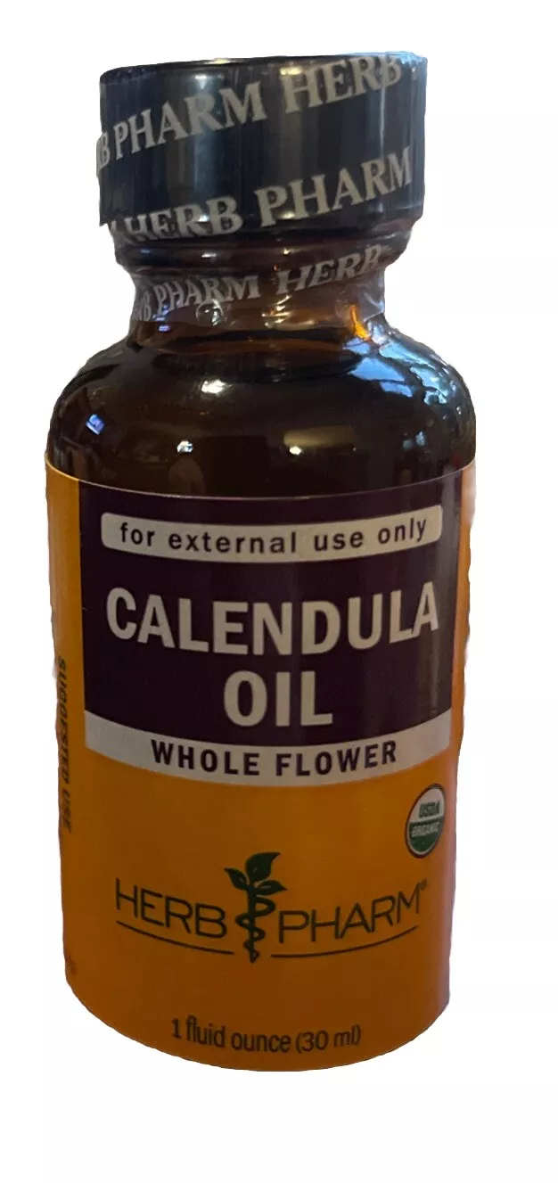 Herb Pharm Calendula Oil Whole Flower 1 Fl Oz Organic Factory Sealed Free Ship