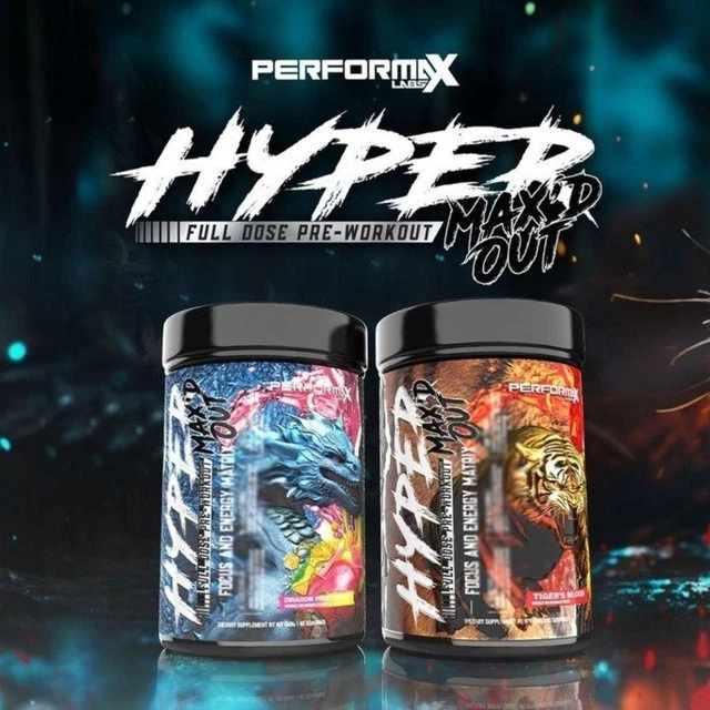 PERFORMAX LABS HYPERMAX'D OUT Full Dose Pre-Workout Focus Energy 40/20 Servings