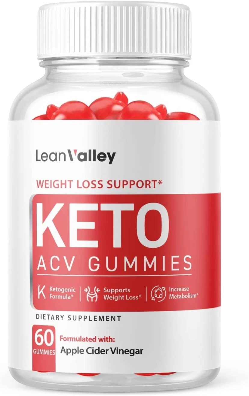 1 Pack - Lean Valley Keto ACV Gummies - Vegan, Weight Loss Supplement - 60 Gums