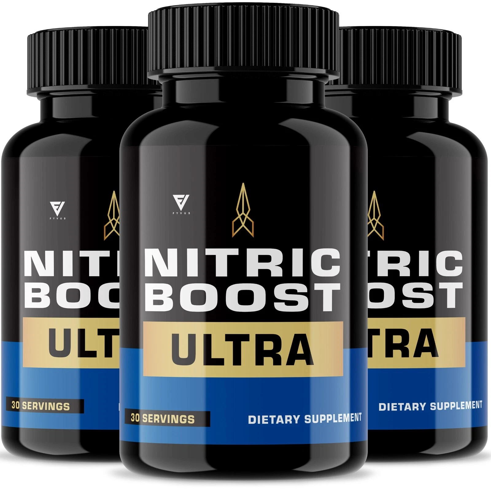 (3 Pack) Nitric Boost Ultra Capsules, Nitric Boost Ultra Reviews (180 Capsules)